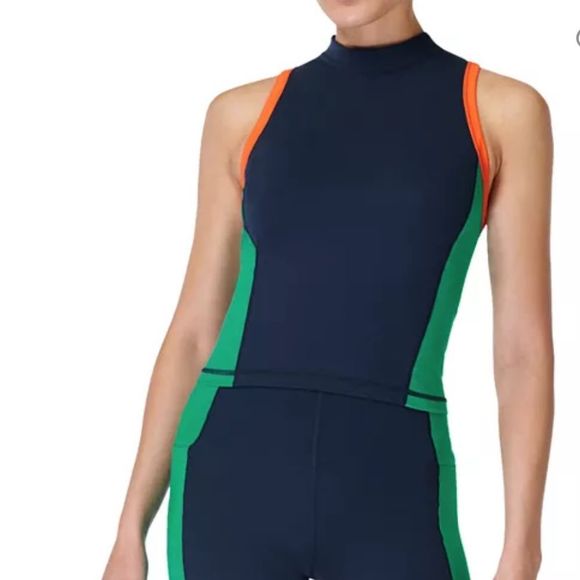 Sweaty Betty Tops - NWT Sweaty Betty Women's Power Zip Back Workout Tank Top Large